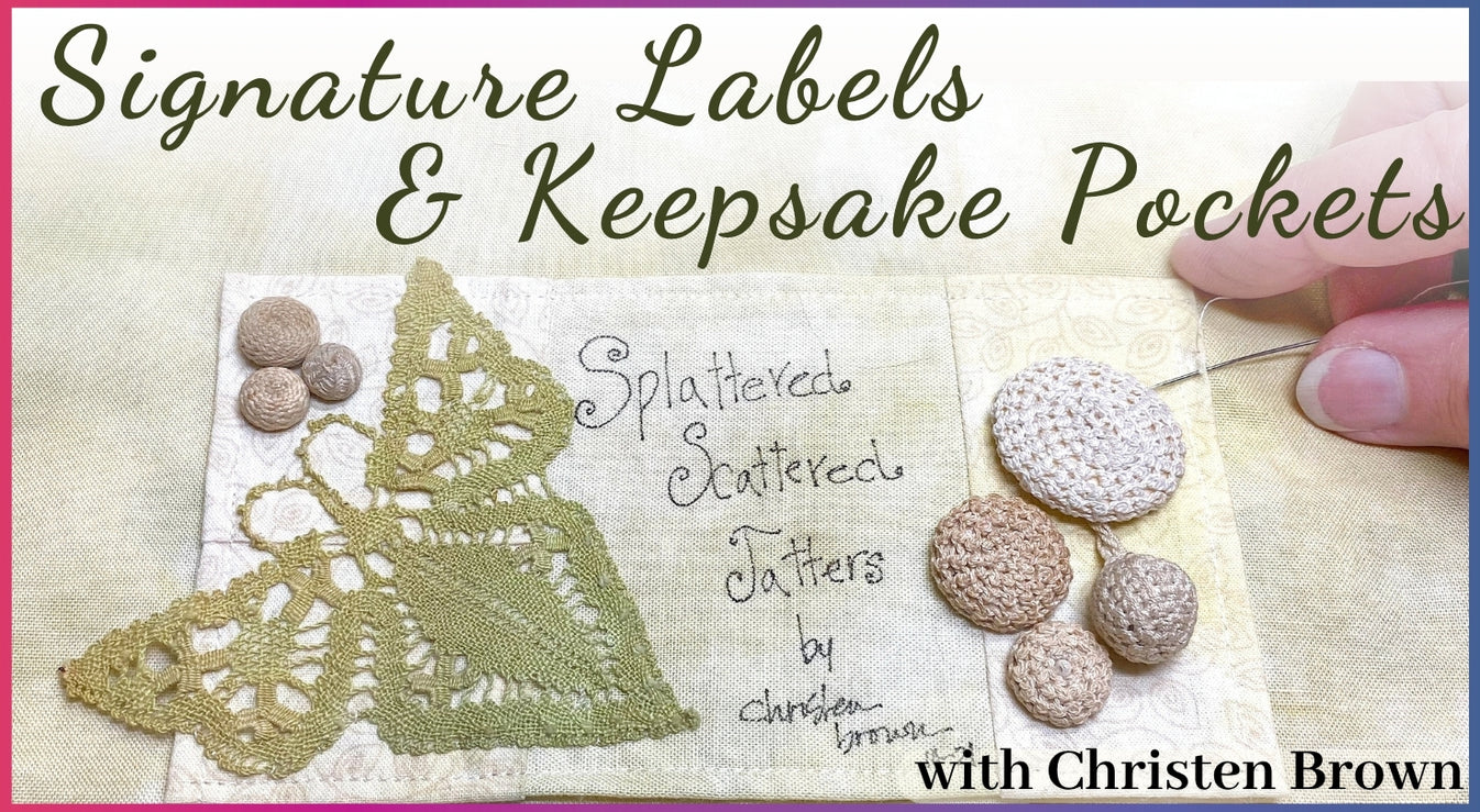 Signature Labels & Keepsake Pockets – C&T Publishing