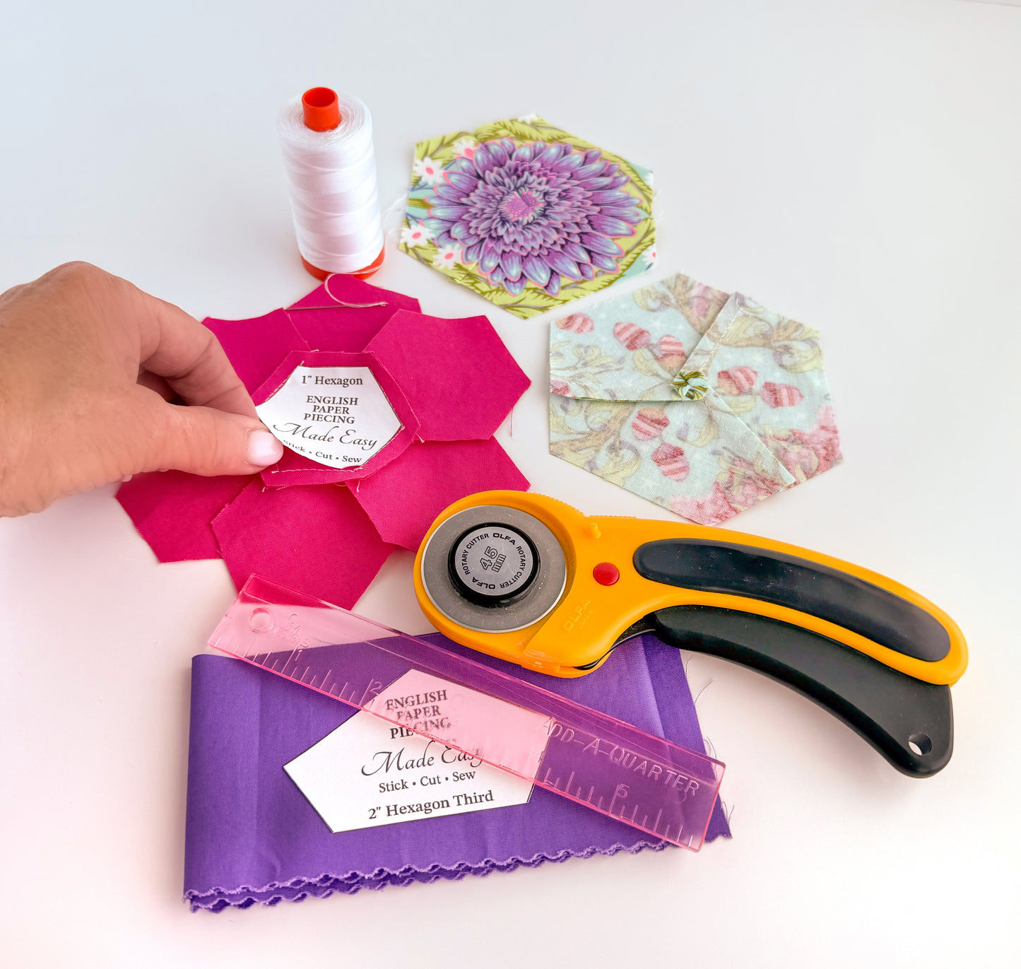 English Paper Piecing by Machine: Cut Smart, Stitch Fast