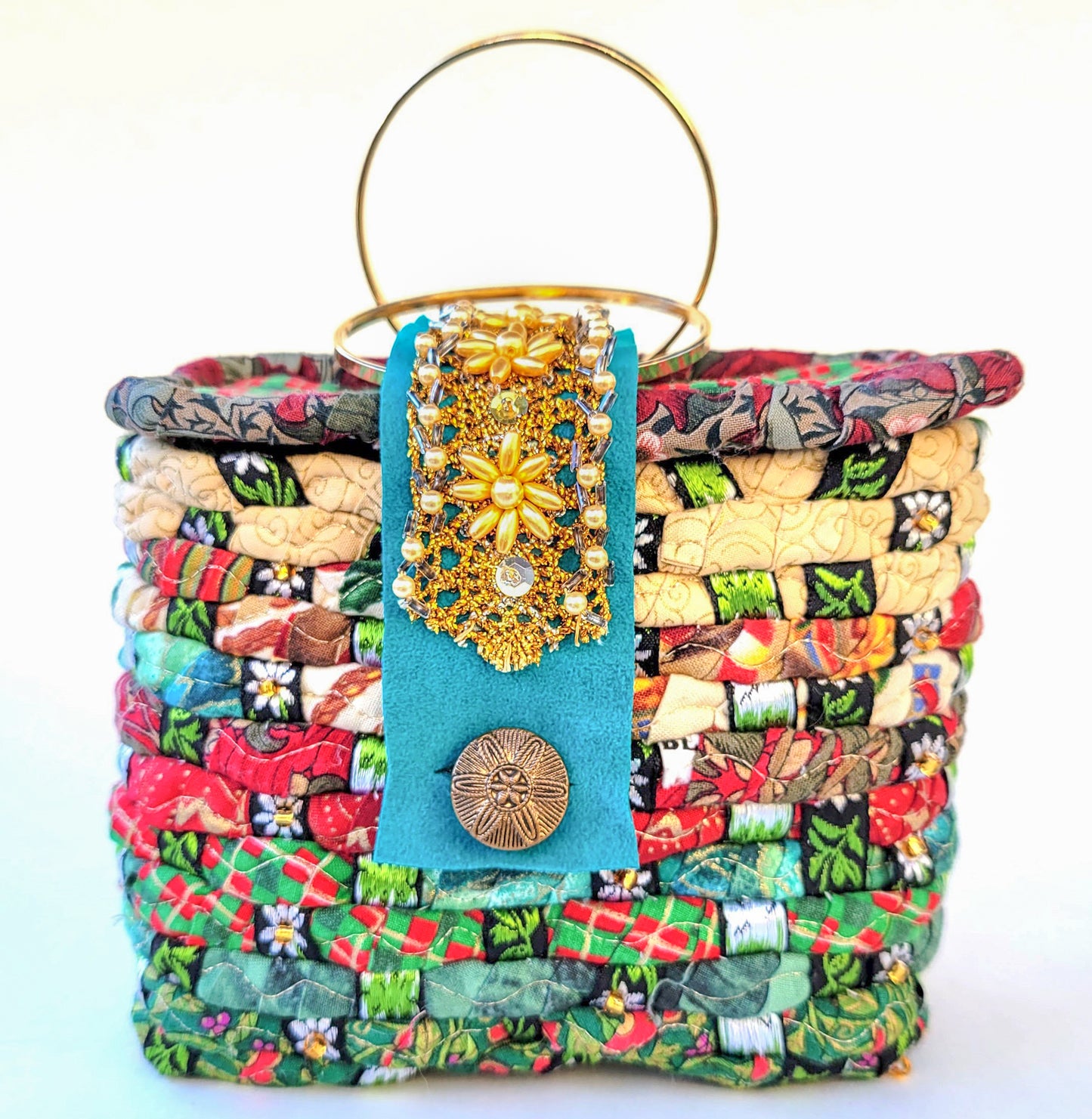 Artistic Scrap Baskets the Q-Cord Way