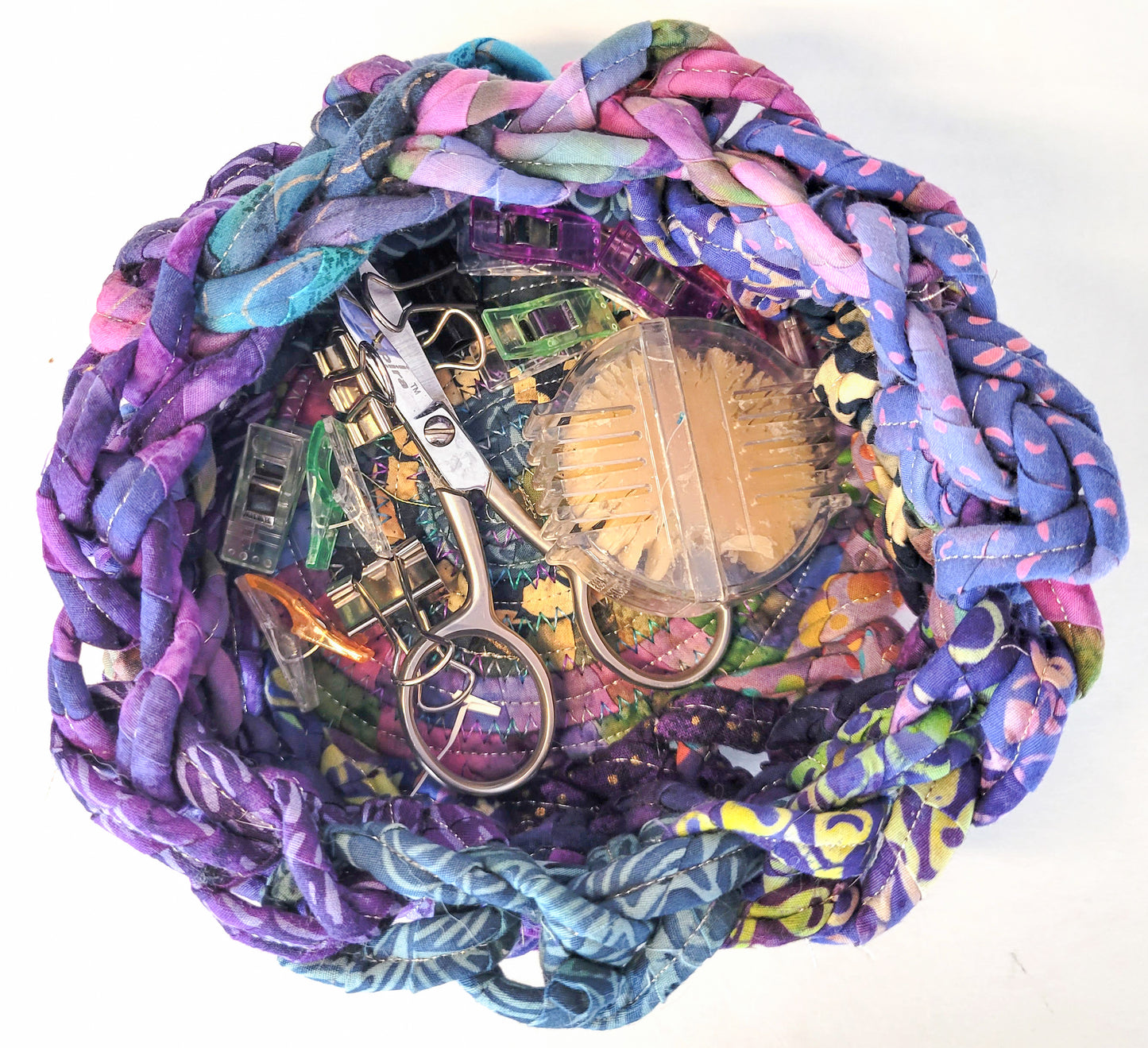 Artistic Scrap Baskets the Q-Cord Way