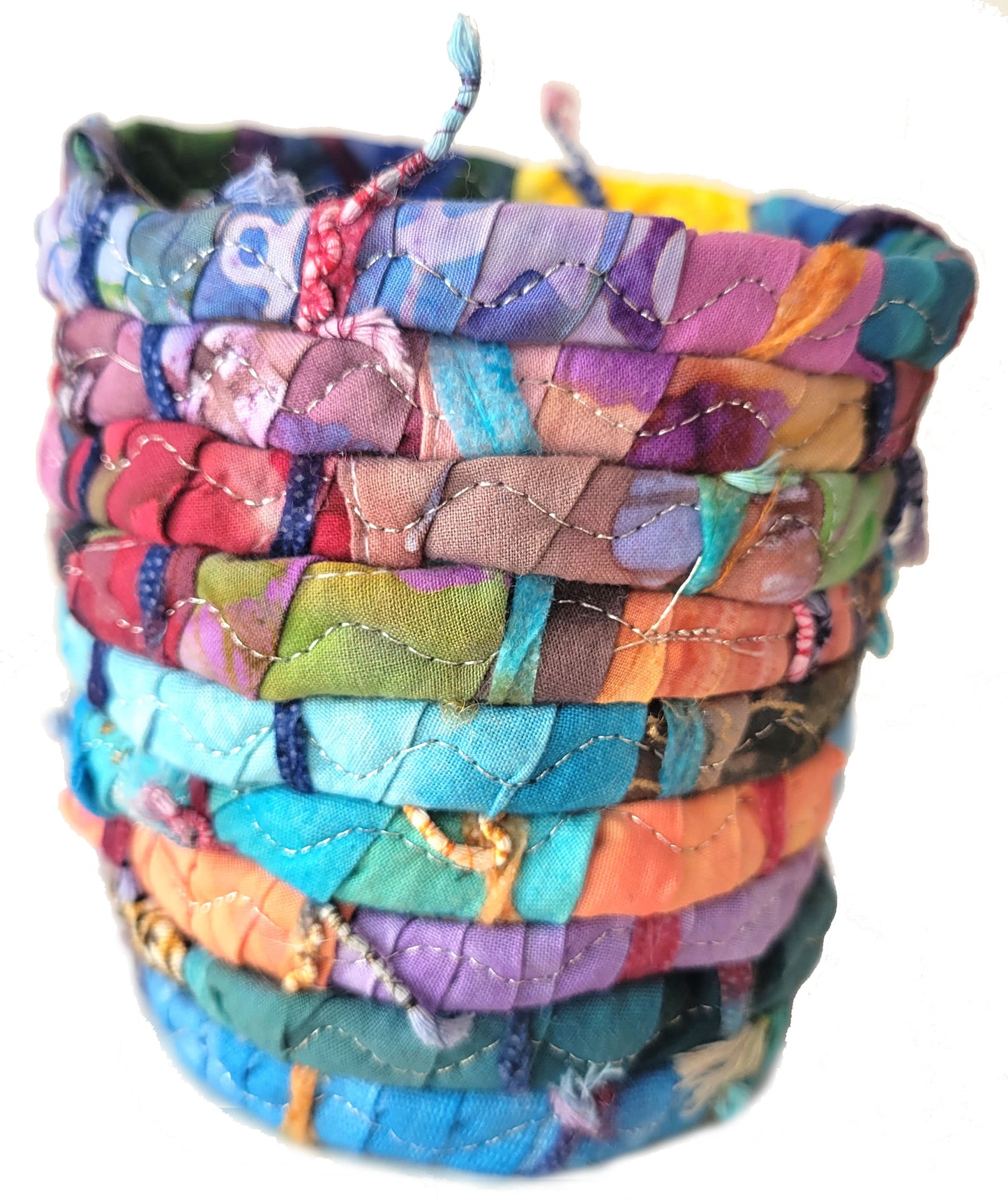 Artistic Scrap Baskets the Q-Cord Way