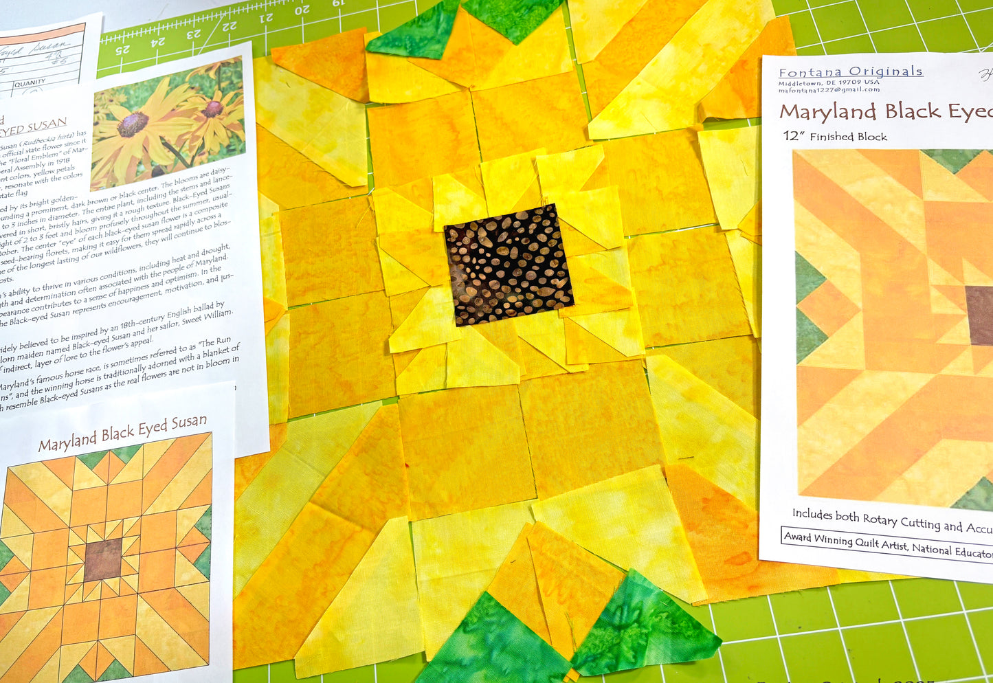 The Great American Flower Quilt: 50 State Patchwork Blooms