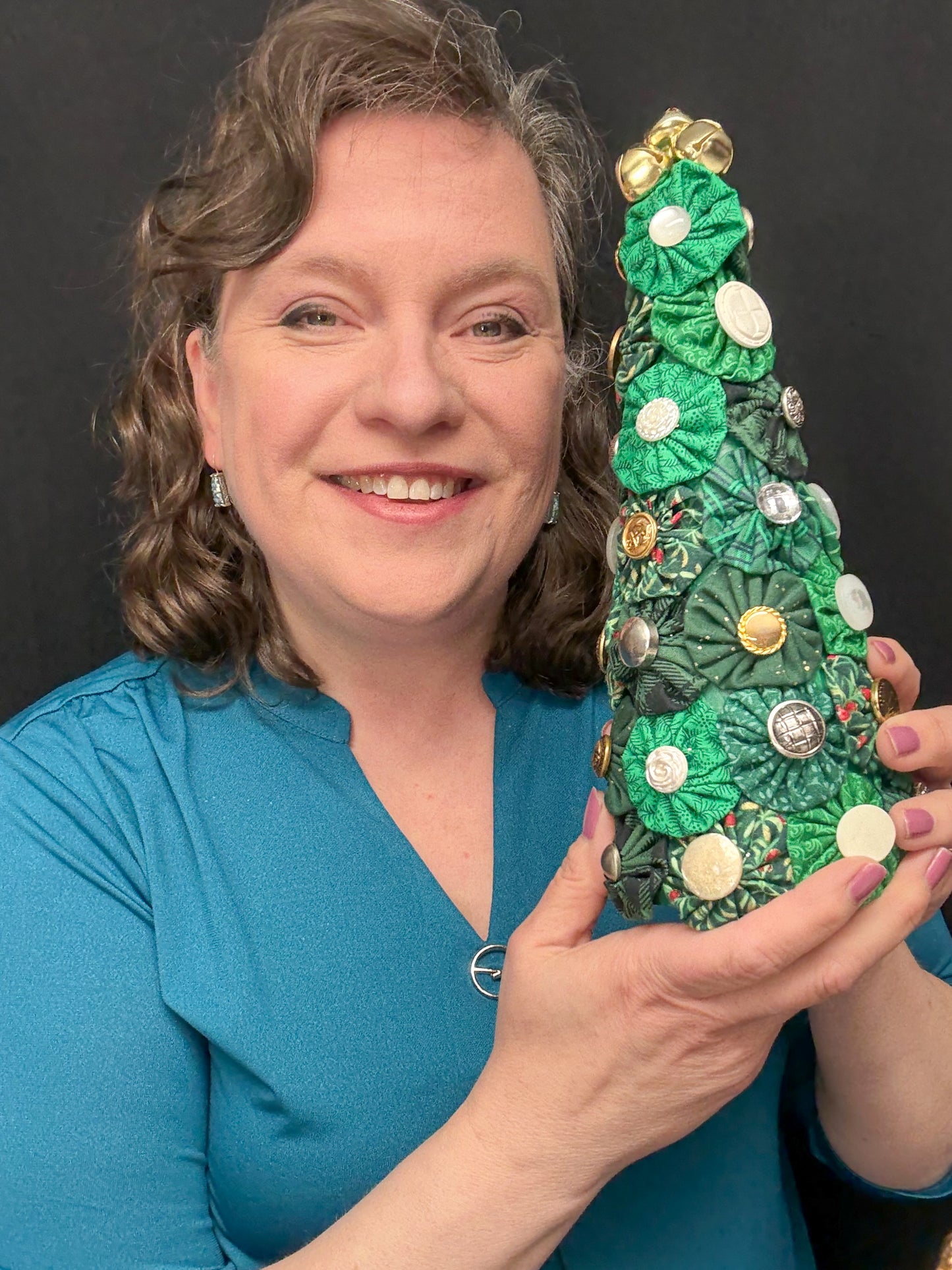 Button Trees & No-Sew Ornaments