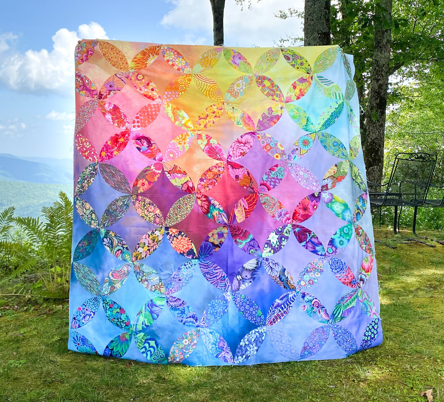 The Aether Quilt: Exploring Color, Movement & Appliqué