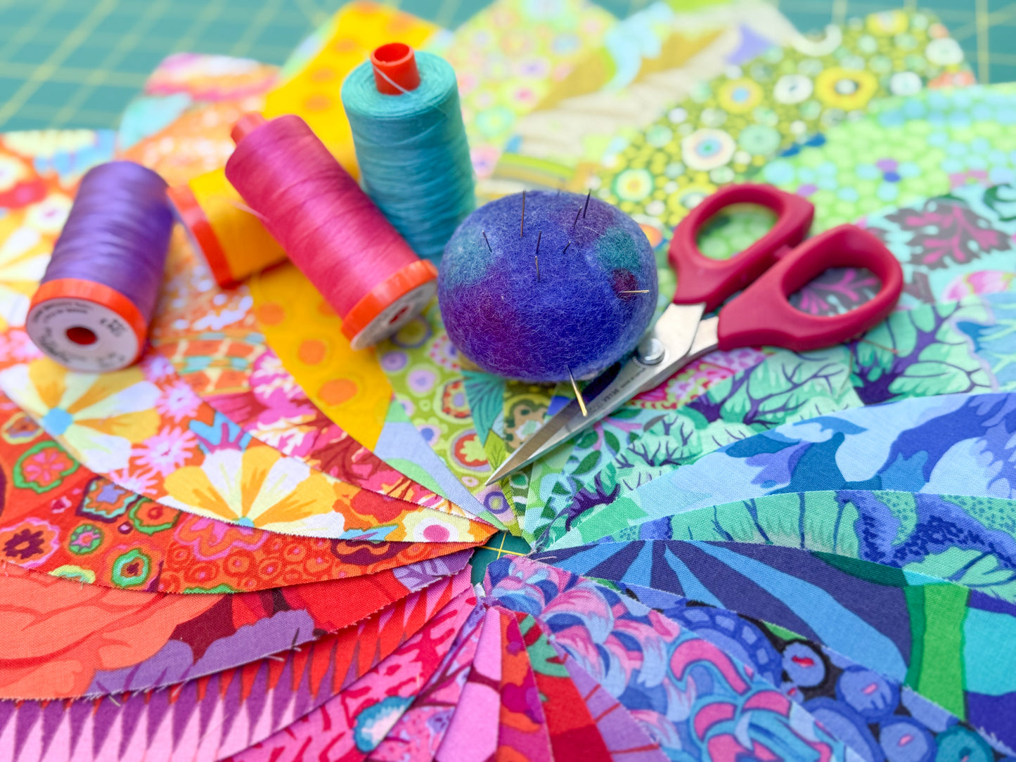 The Aether Quilt: Exploring Color, Movement & Appliqué