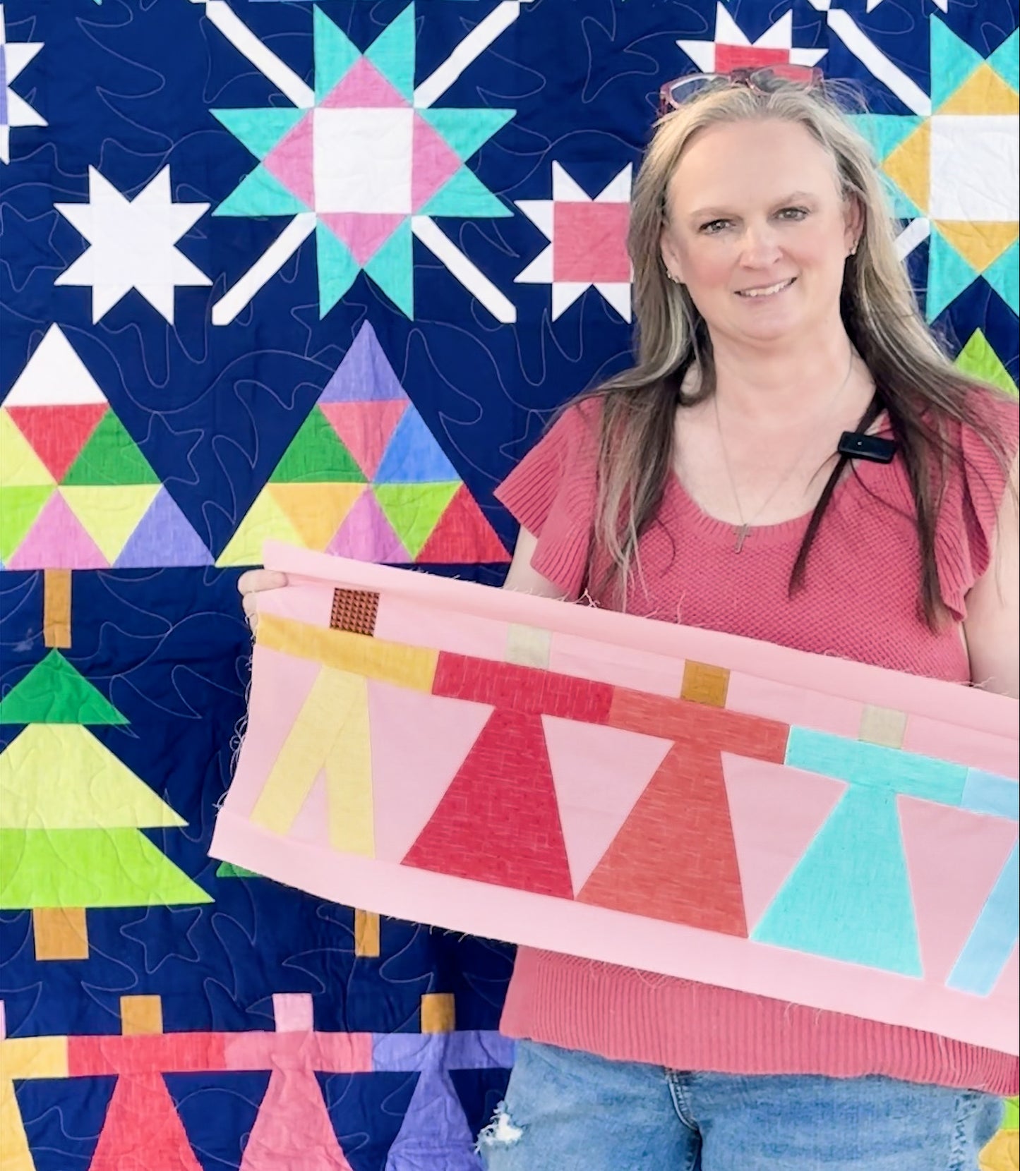 Holiday Cheer Quilt: A Modern Christmas Sampler