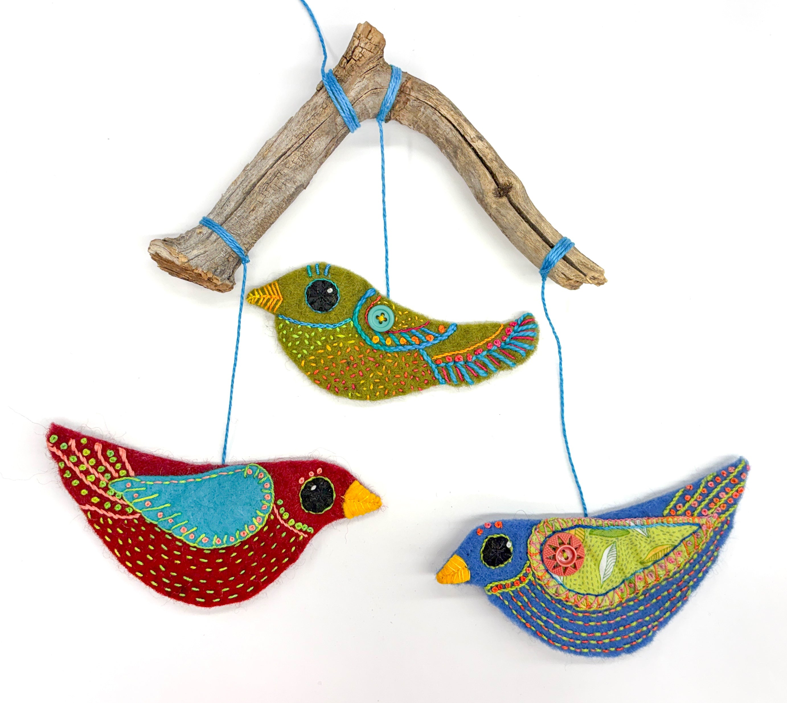 Felt Flock: Easy Embroidered Birds with Stitch Library – C&T