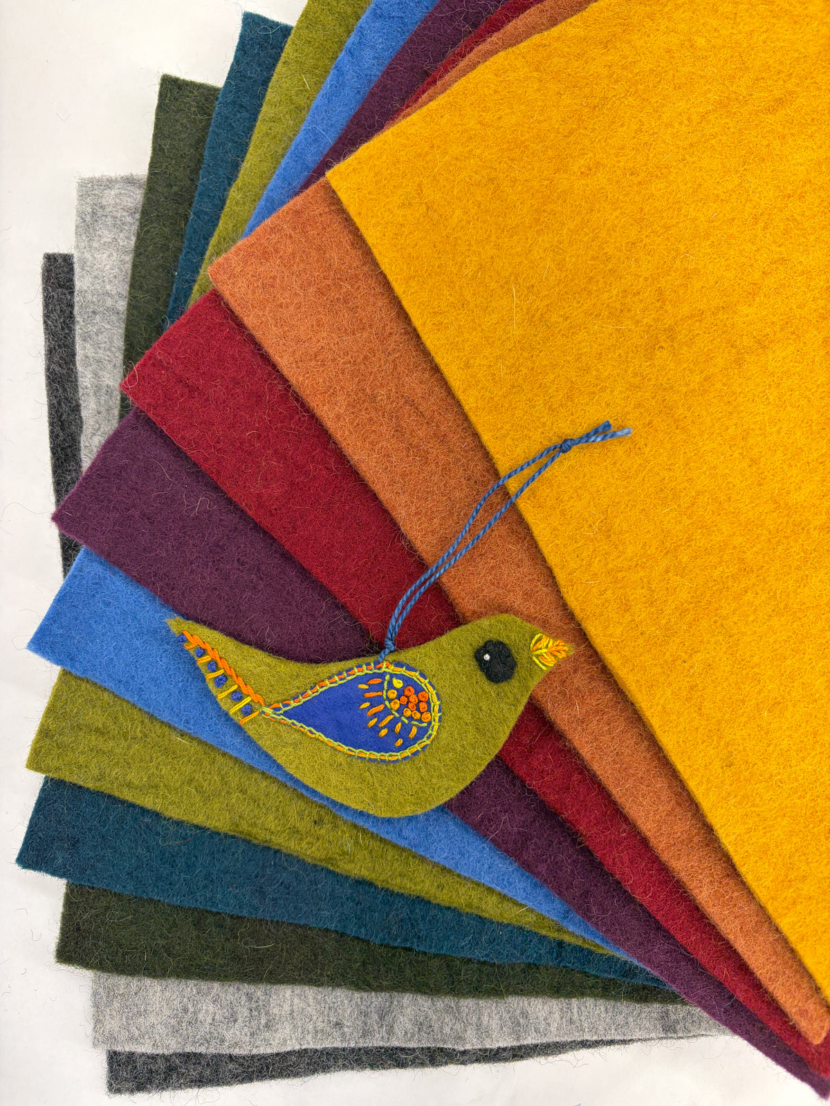 Felt Flock: Easy Embroidered Birds with Stitch Library