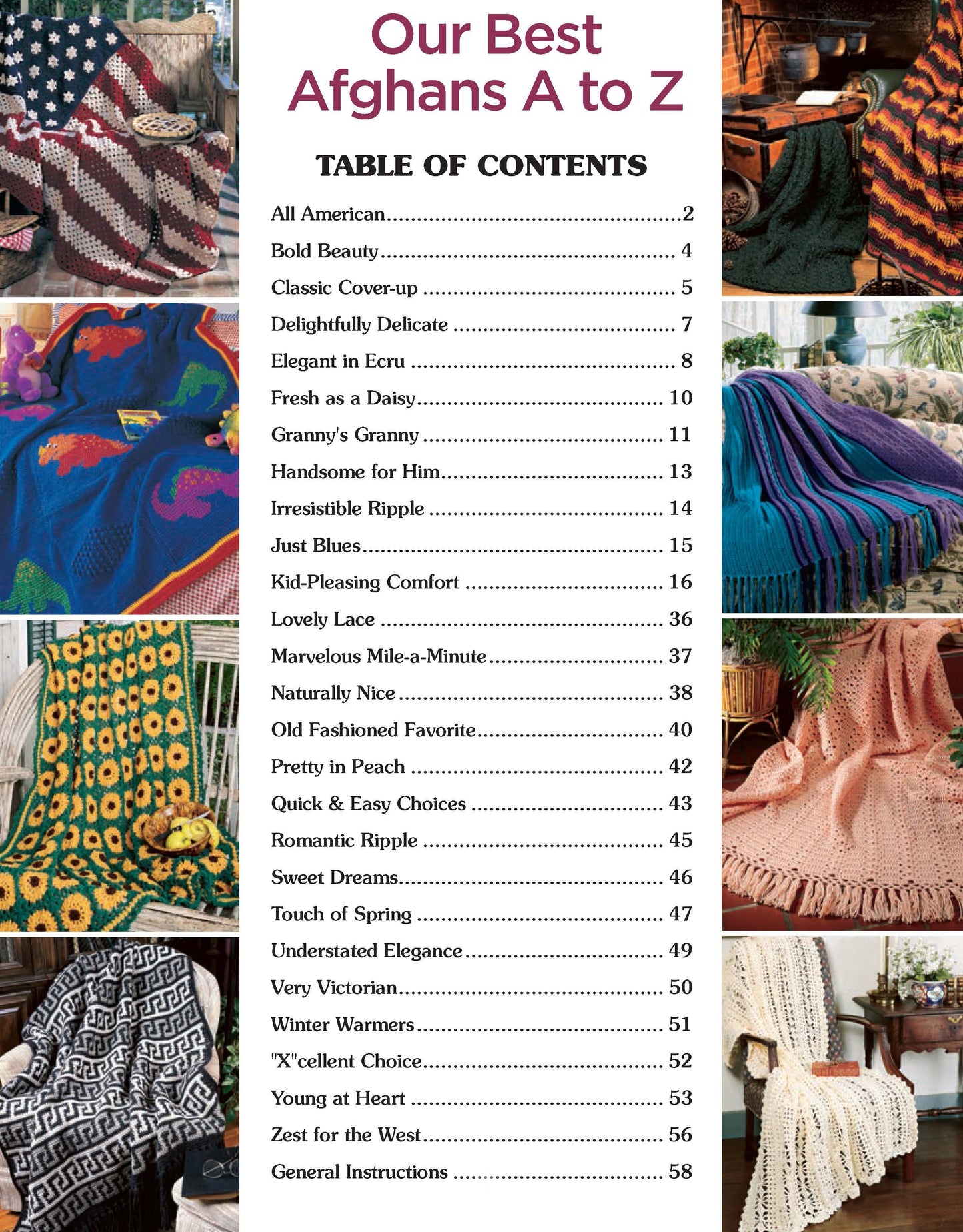 Our Best Afghans A to Z Digital Download