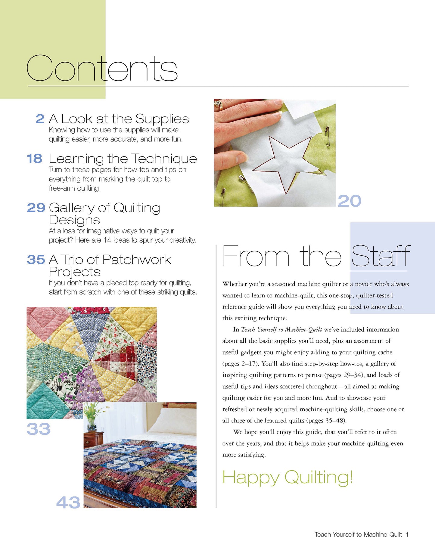 Better Homes and Gardens Teach Yourself to Machine-Quilt