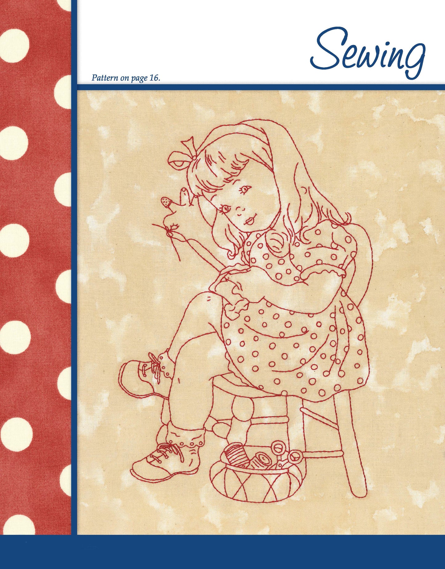 Work & Play, Redwork Through the Day