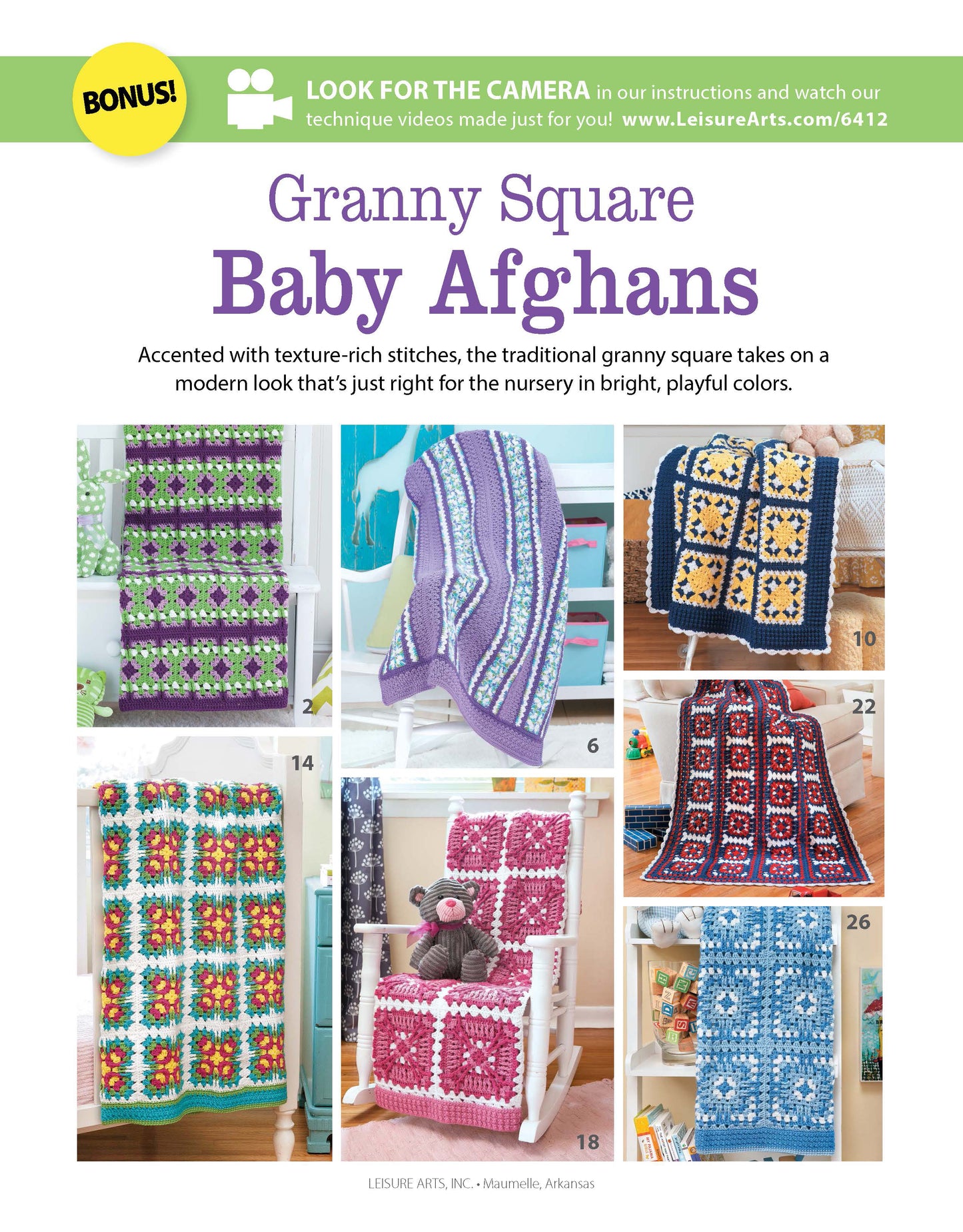 Granny Square Baby Afghans