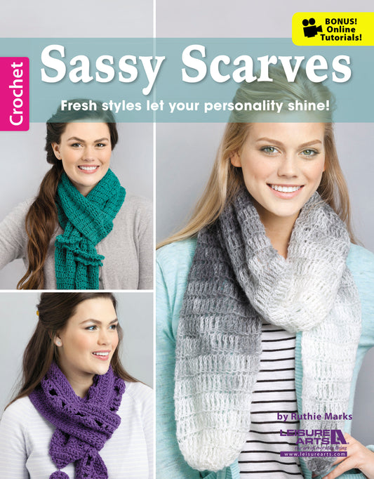 Crochet Sassy Scarves