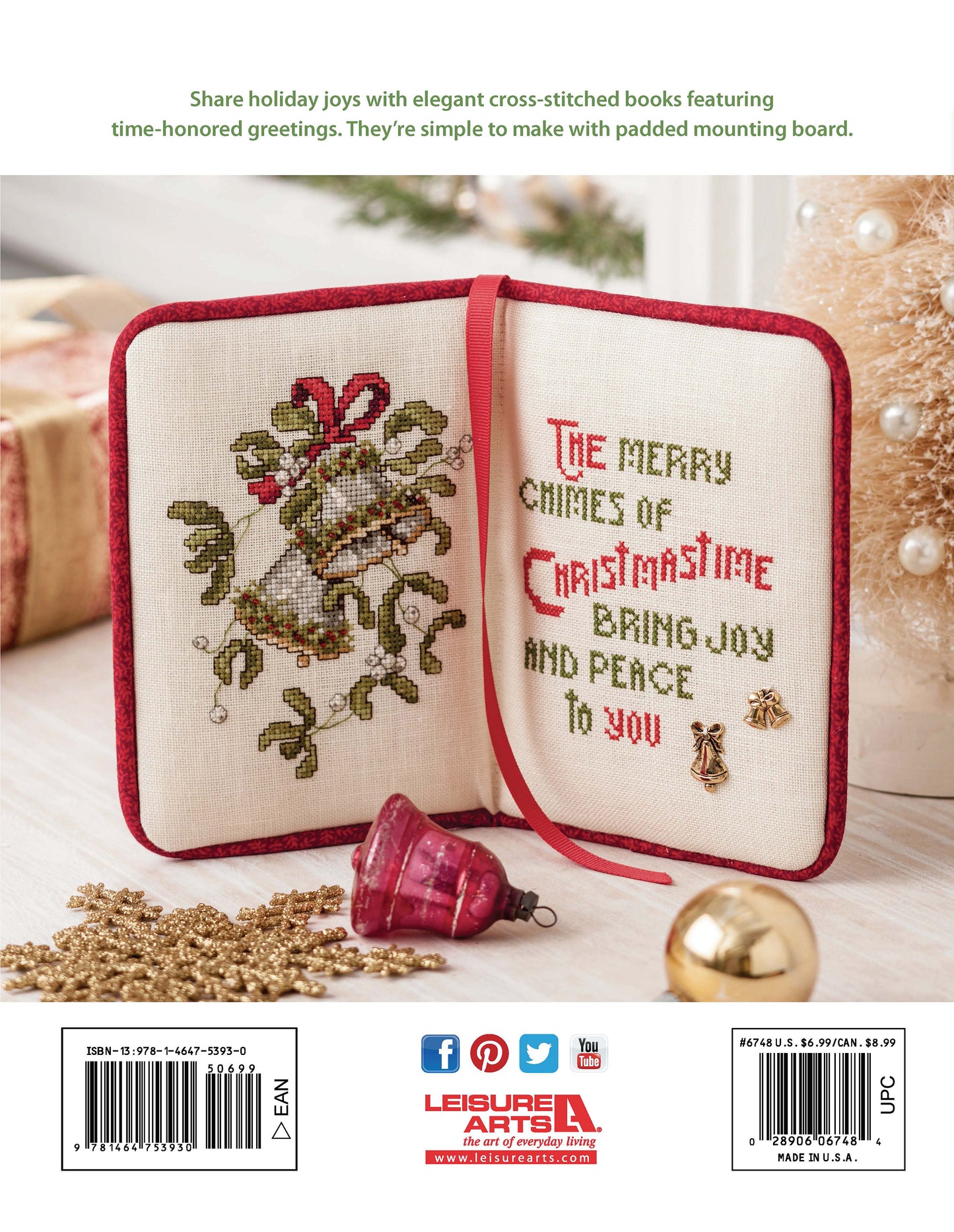 Cross Stitched Christmas Greetings