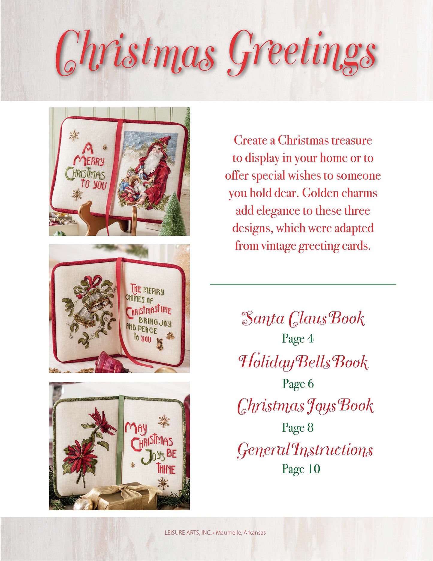 Cross Stitched Christmas Greetings