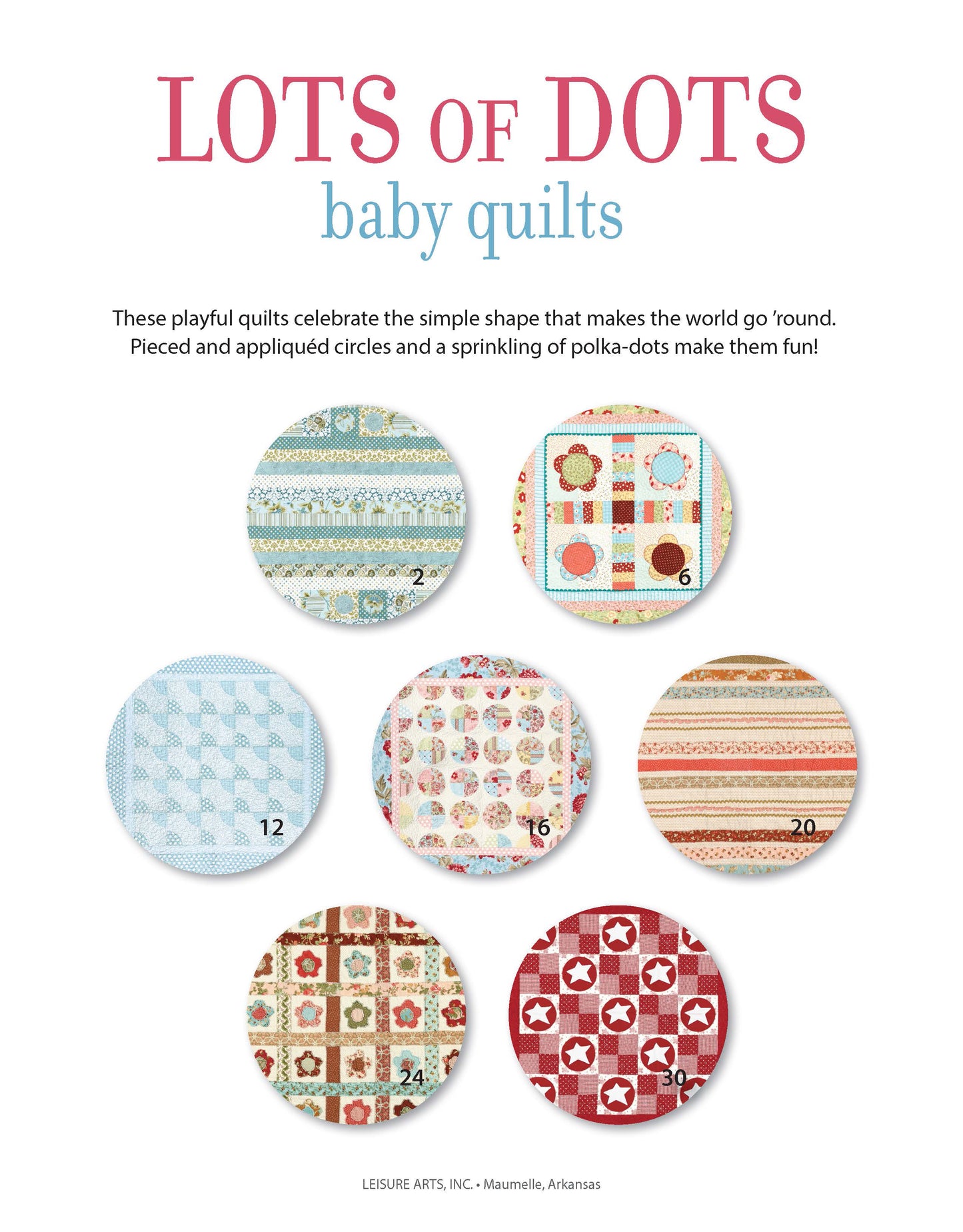 Lots of Dots Baby Quilts