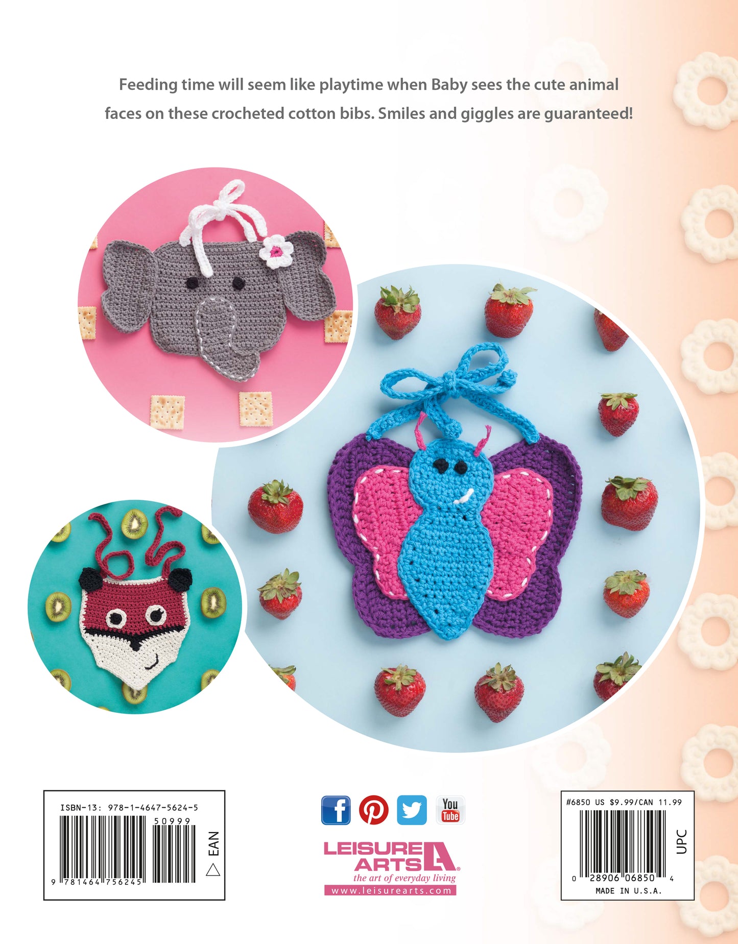 Crochet Animal Baby Bibs