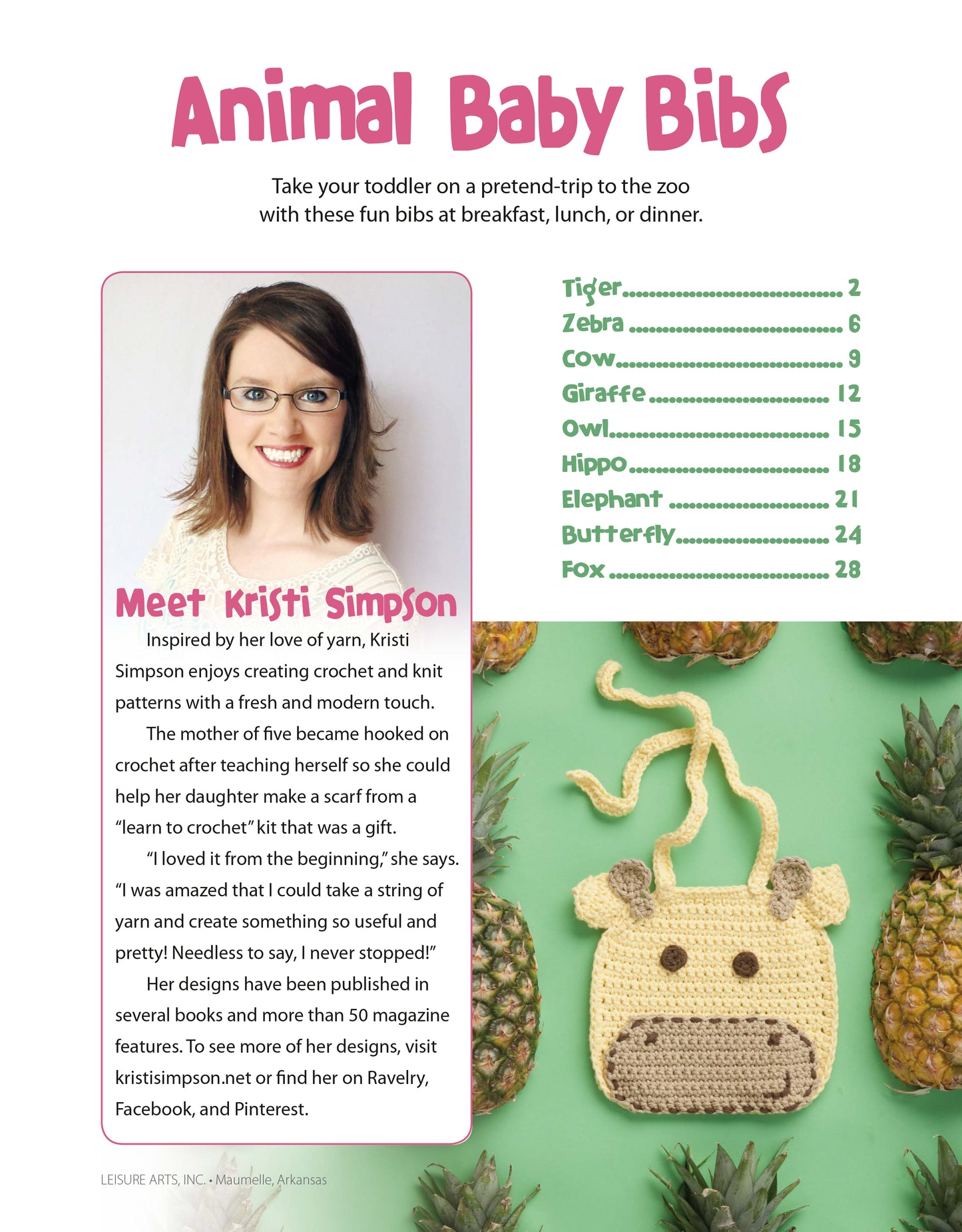 Crochet Animal Baby Bibs