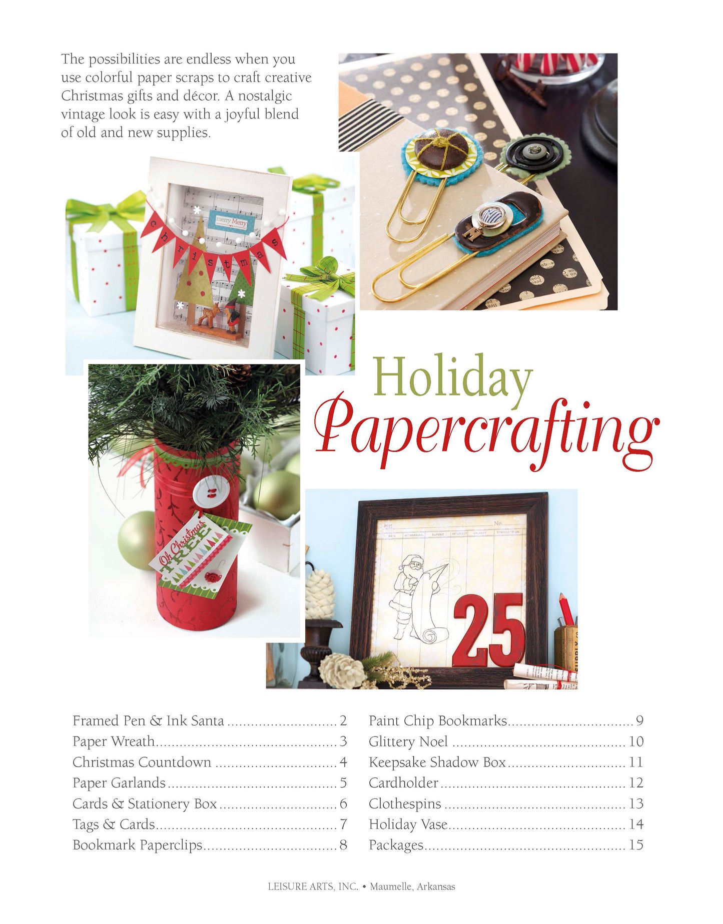 Holiday Papercrafting