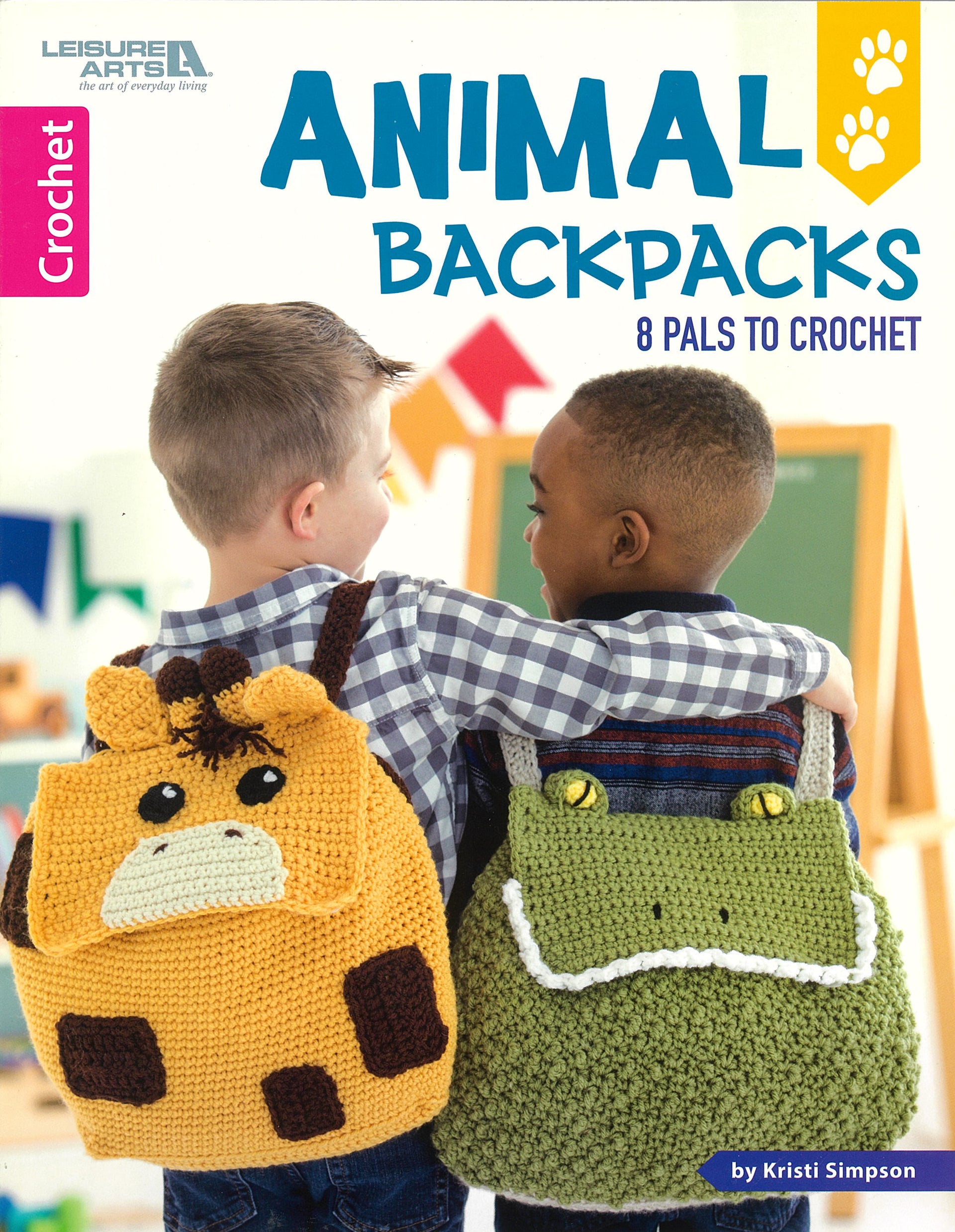 Leisure Arts Animal Backpacks Crochet Book