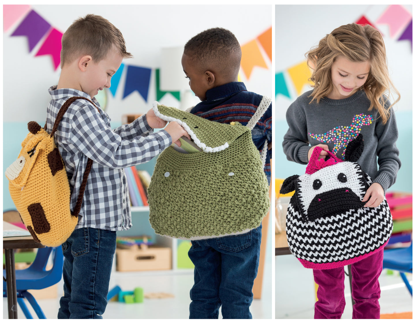 Crochet Animal Backpacks
