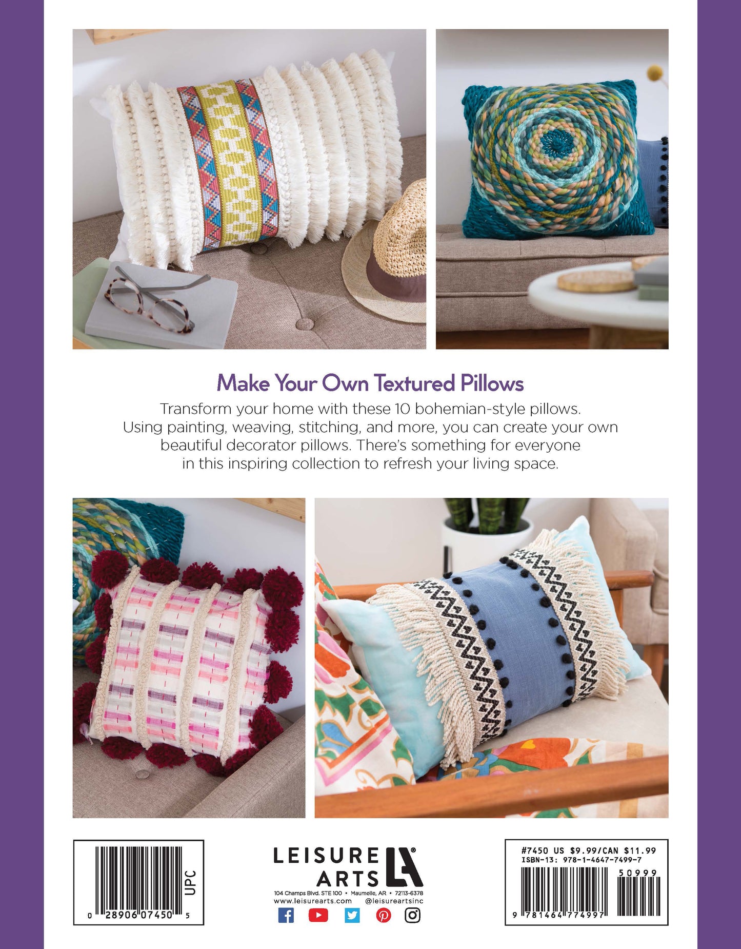 DIY Textured Pillows