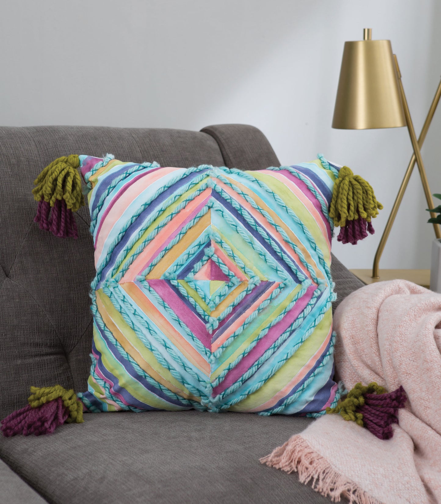 DIY Textured Pillows