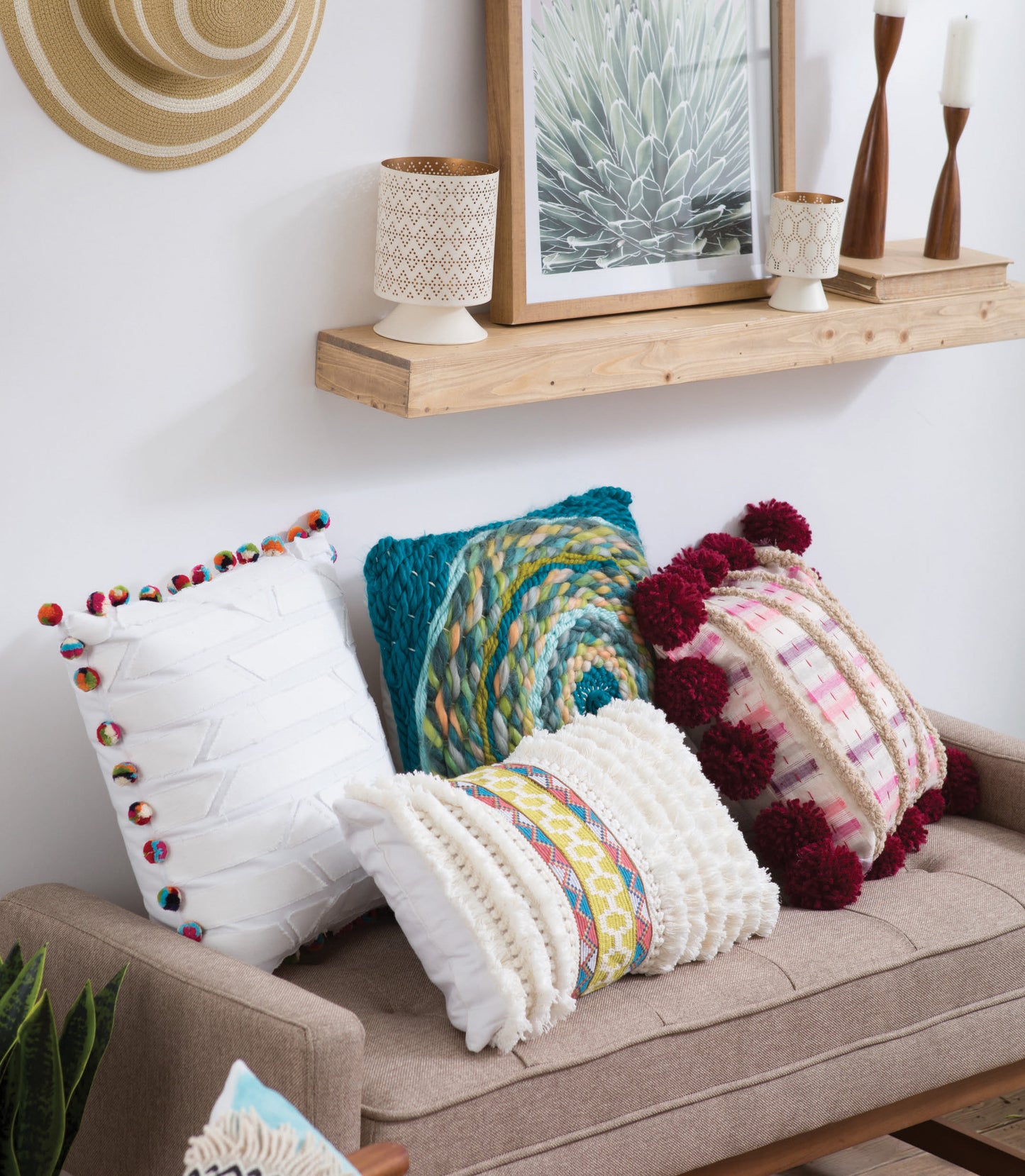 DIY Textured Pillows
