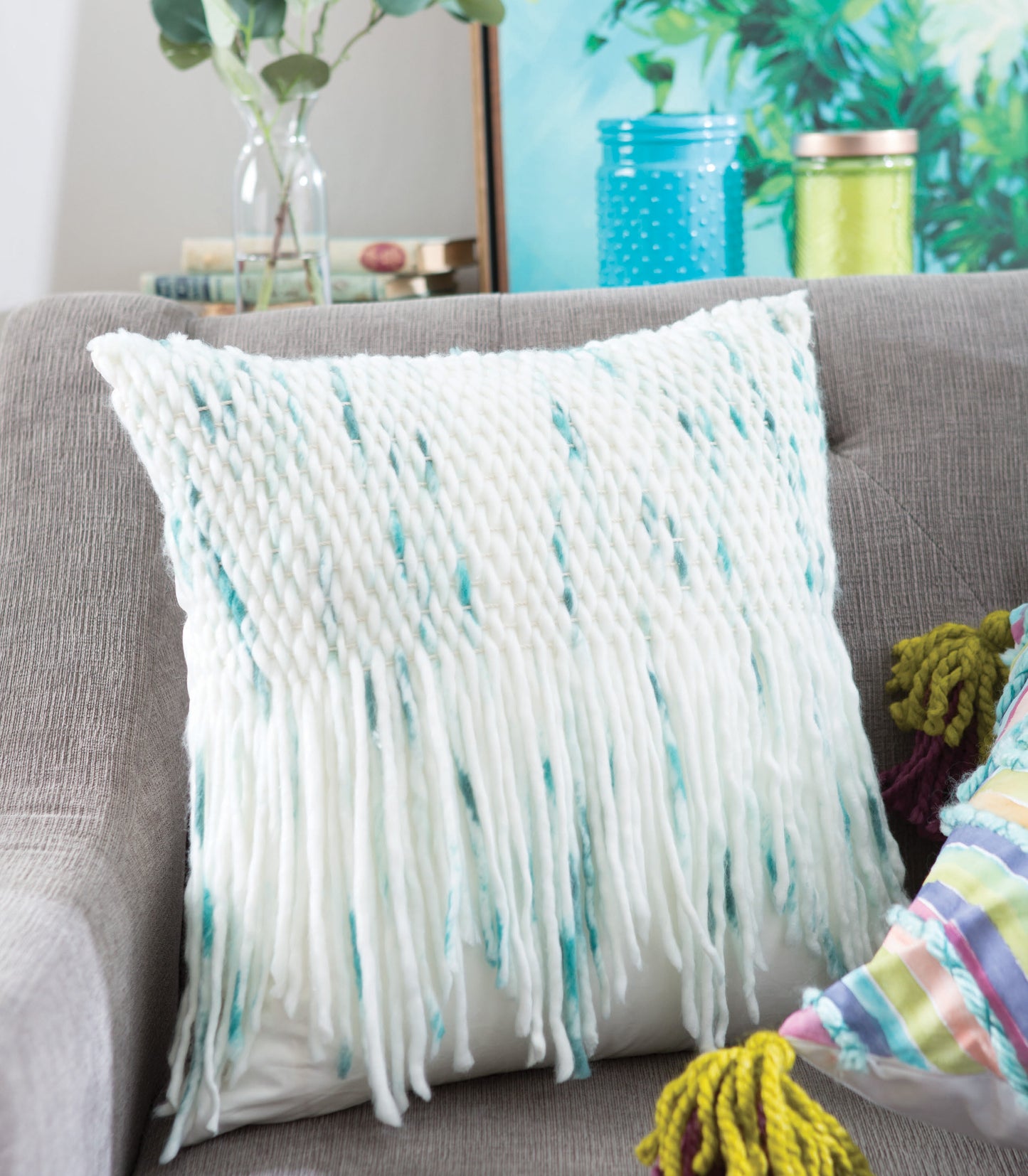 DIY Textured Pillows