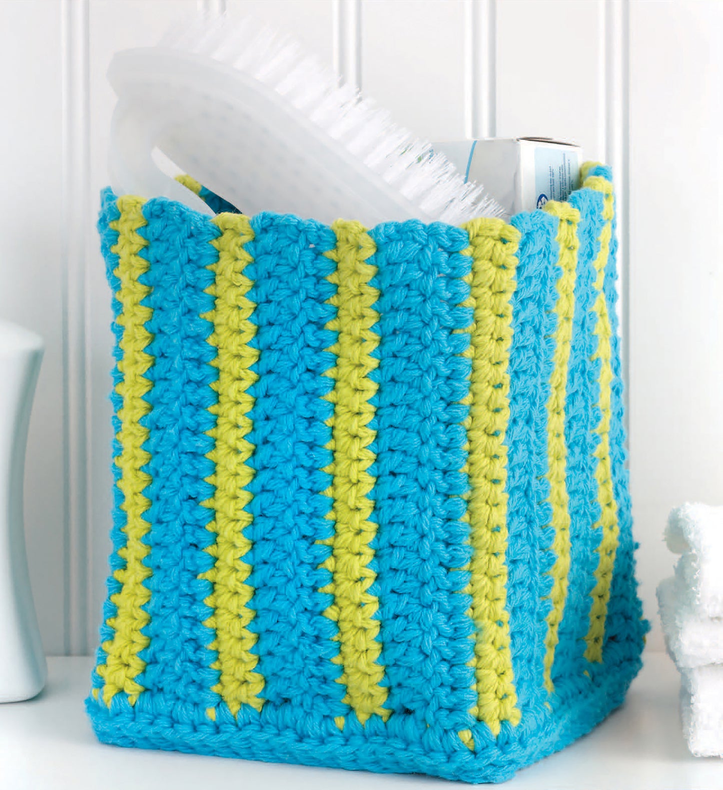 Crochet Baskets—11 Cotton Projects Sized to Organize Your Space!