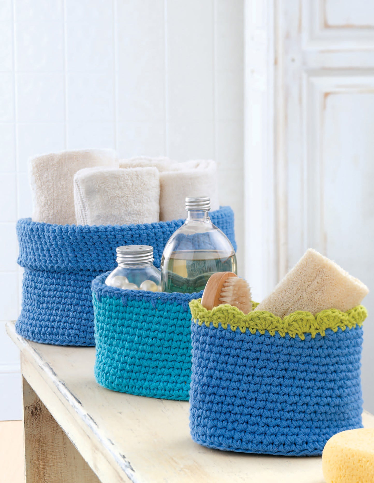 Crochet Baskets—11 Cotton Projects Sized to Organize Your Space!