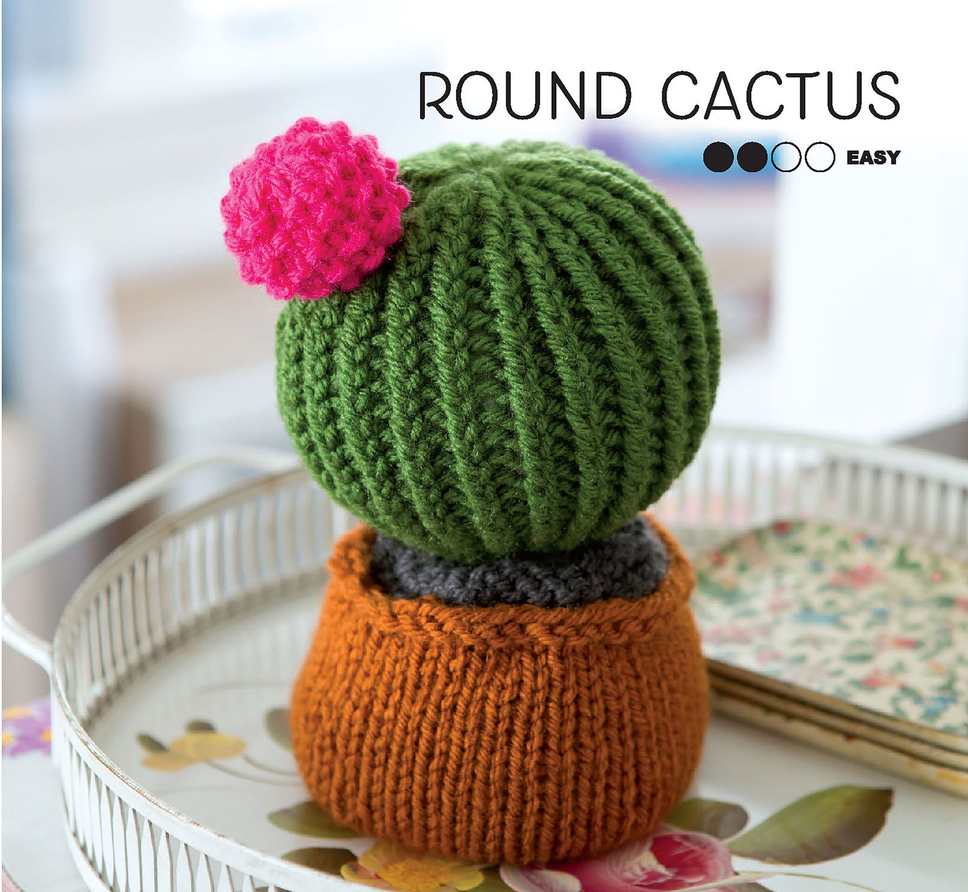 Stitch A Garden by Leisure Arts features 18 charted designs for beading and cross stitch, perfect for beginners. The collection includes floral patterns to brighten up any decorative tray or project with easy-to-follow instructions.