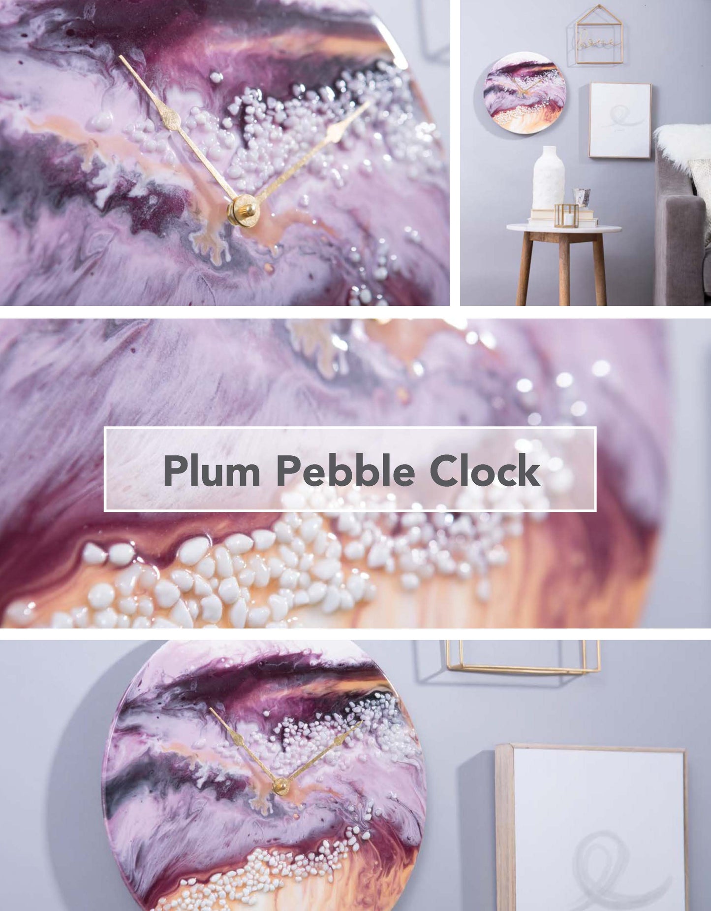 Resin Creations digital download by Leisure Arts features 12 step-by-step resin pouring projects plus expert tips and techniques for creating unique art pieces.