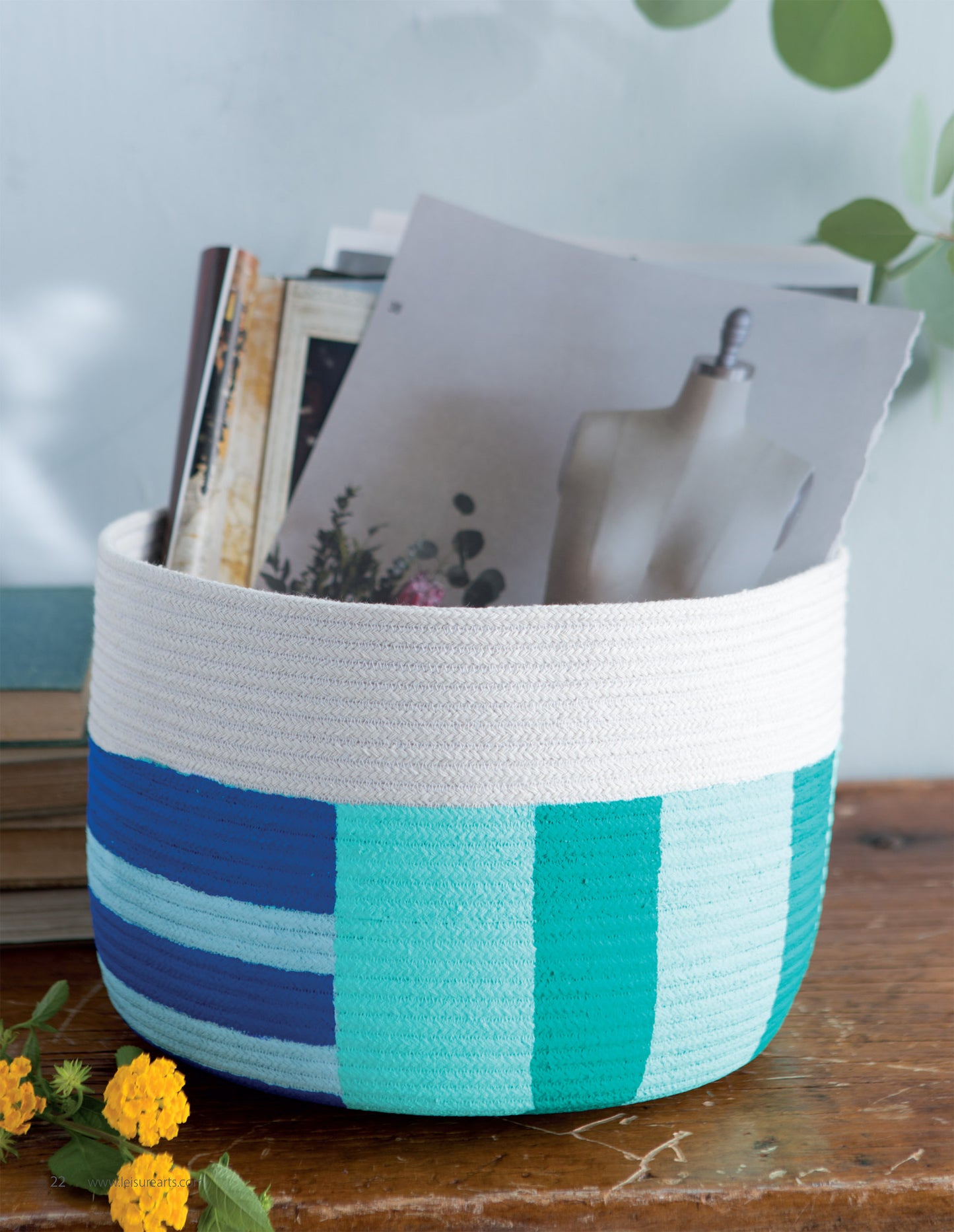 Learn to Make Rope Baskets