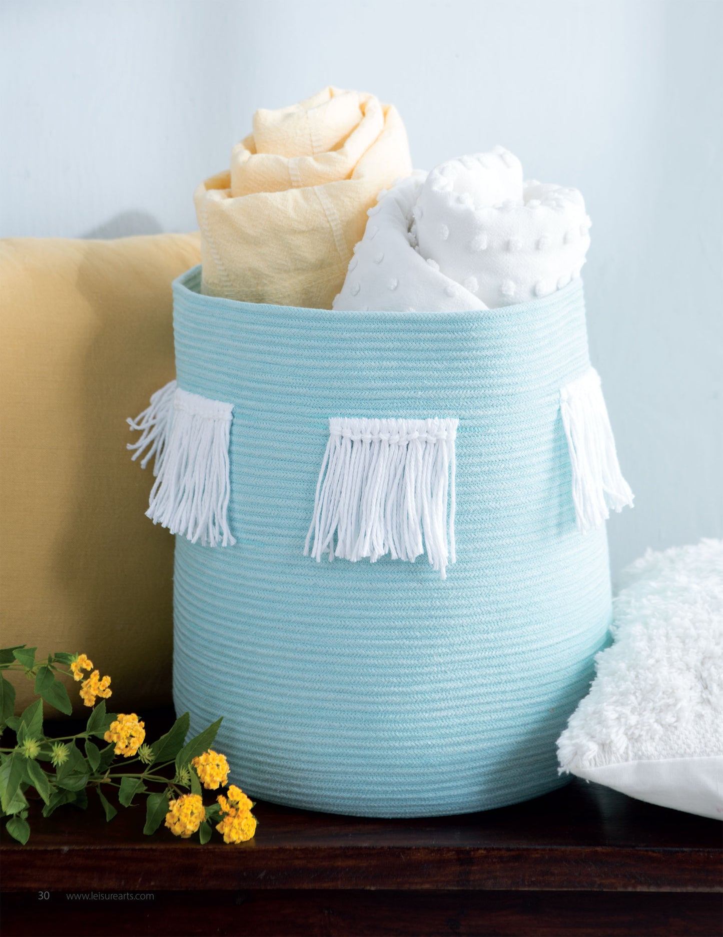 Learn to Make Rope Baskets