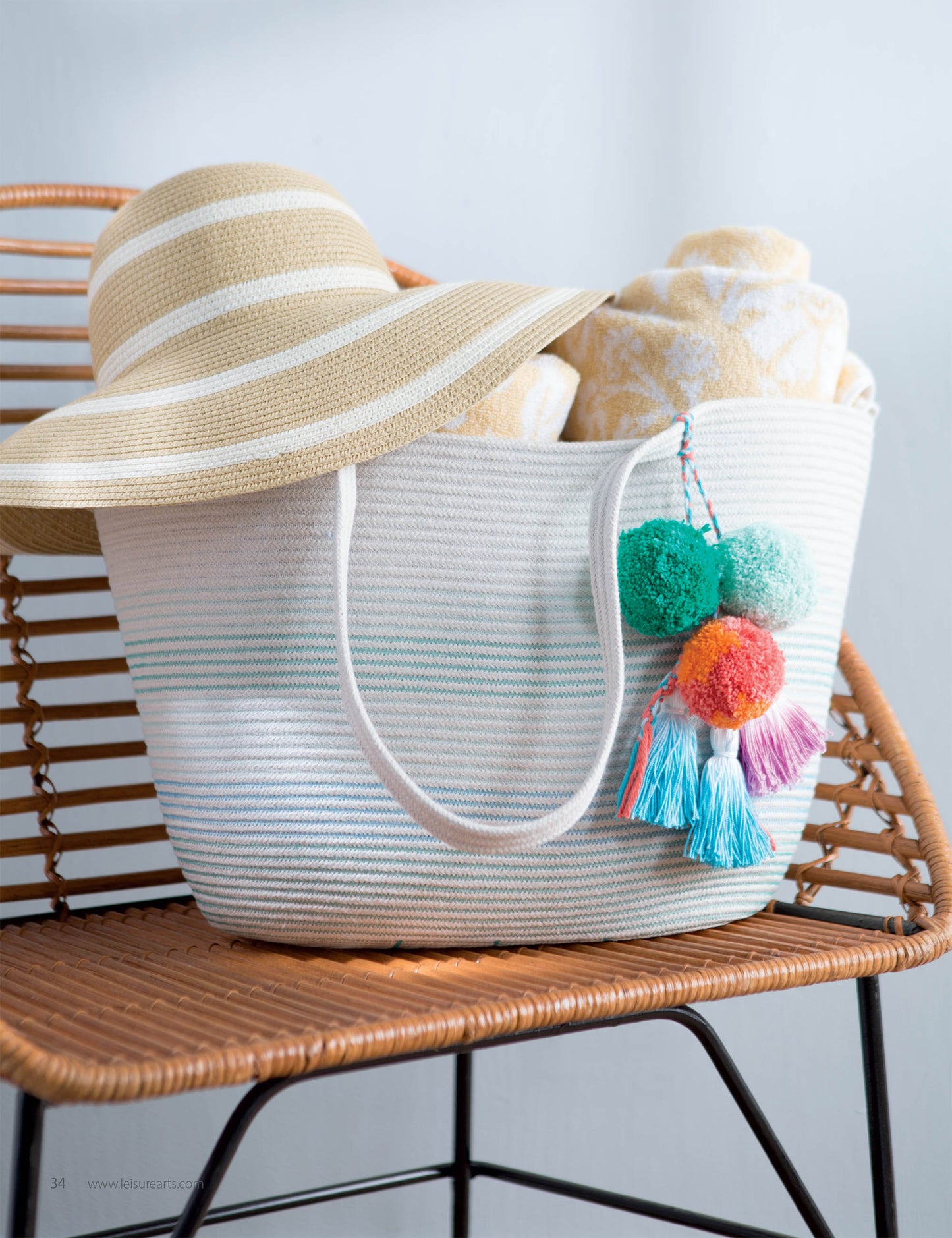 Learn to Make Rope Baskets