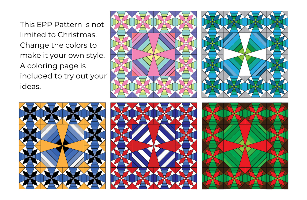 Stars & Pines: An English Paper Piecing Class