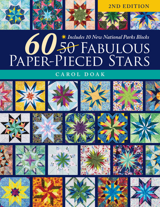 60 Fabulous Paper-Pieced Stars, 2nd Ed