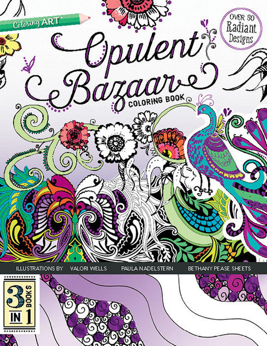 Opulent Bazaar Coloring Digital Download
