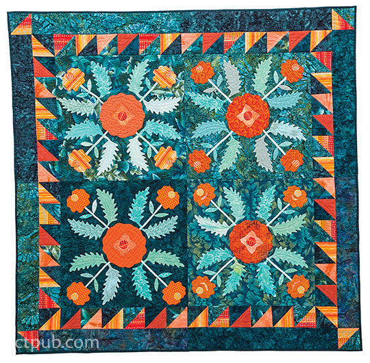 Emporia Rose Appliqué Quilts Digital Download