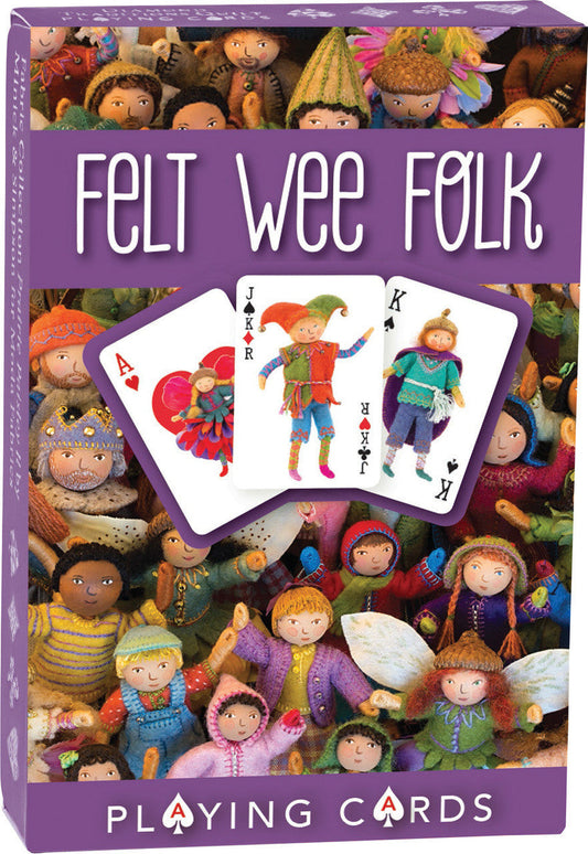 Felt Wee Folk Playing Cards