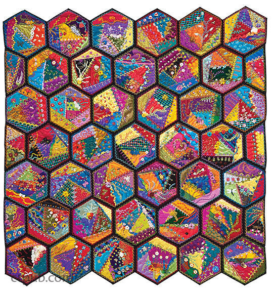 Foolproof Crazy Quilting: Visual Guide - 25 Stitch Maps • 1+