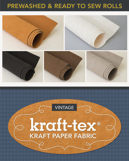 kraft-tex Vintage Prewashed Rolls & Ready to Sew