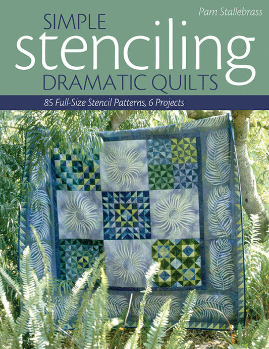 Simple Stenciling  Dramatic Quilts Digital Download