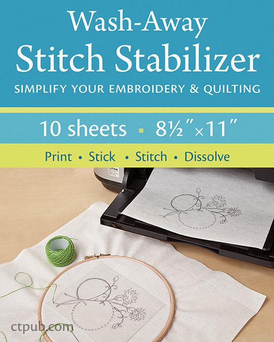 Wash-Away Stitch Stabilizer