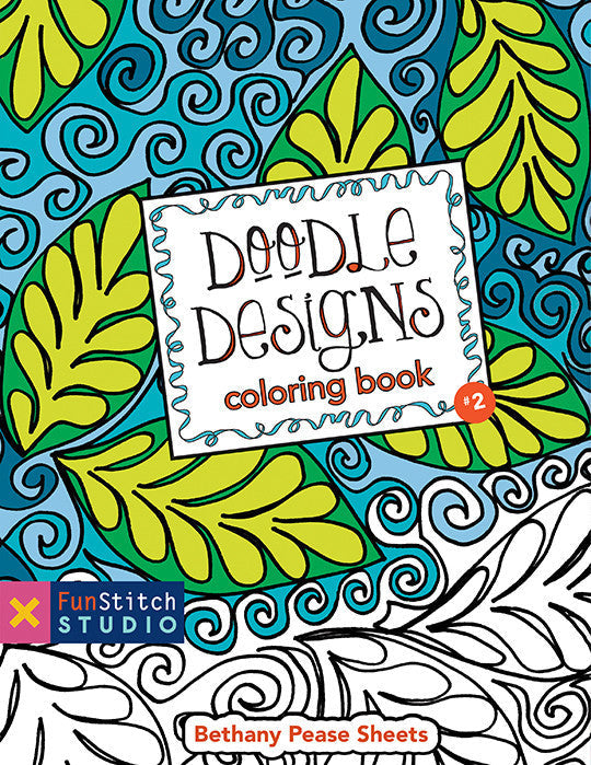 Doodle Designs Coloring Digital Download
