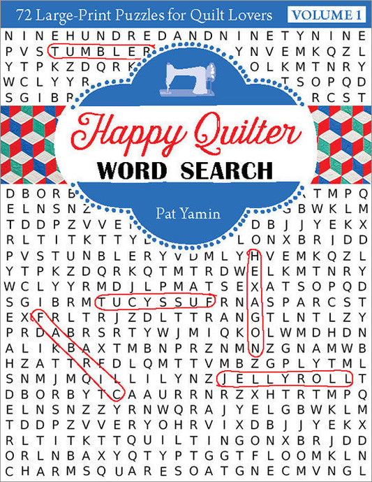 Happy Quilter Word Search  Volume 1