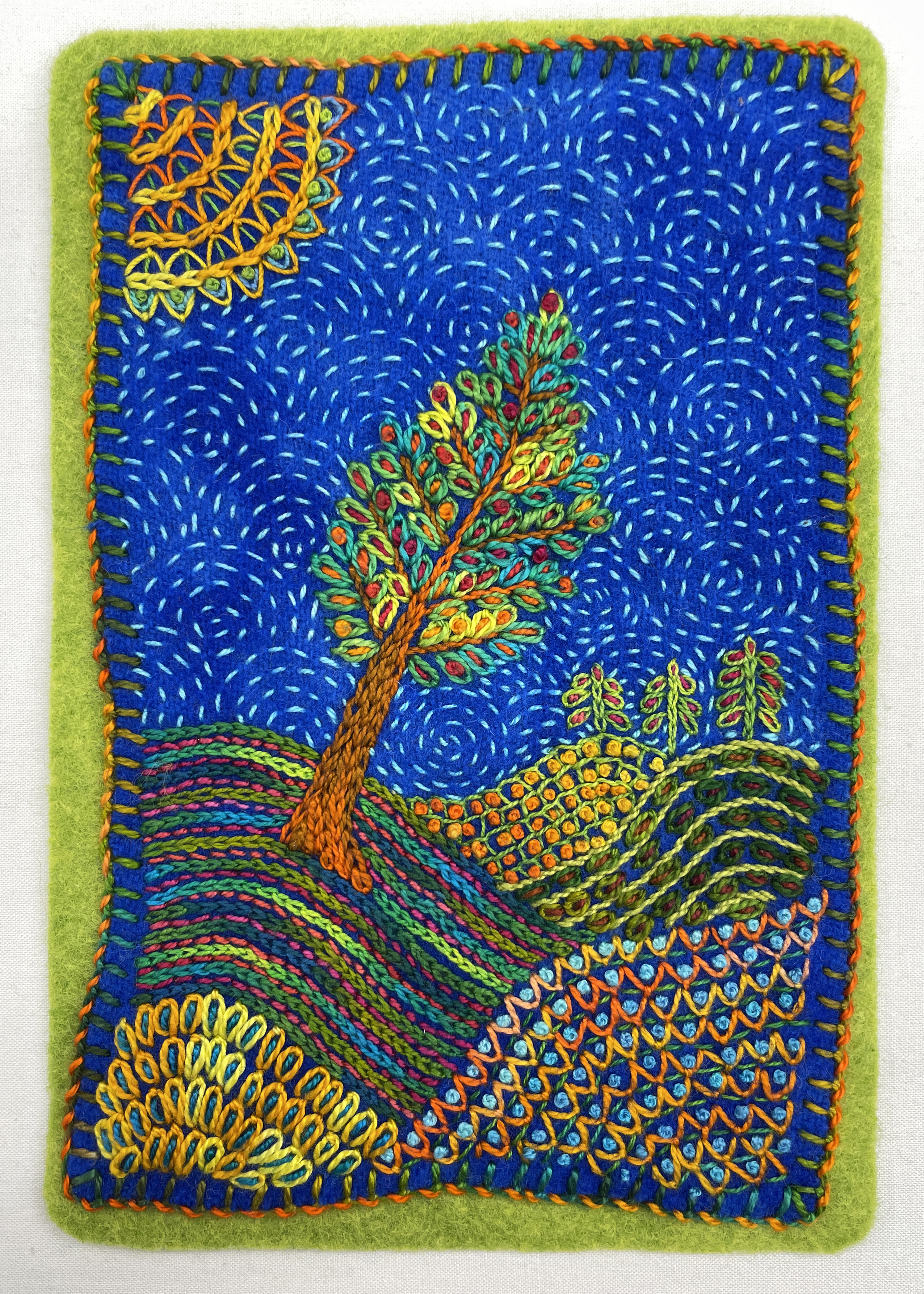 Lovely as a tree embroidery